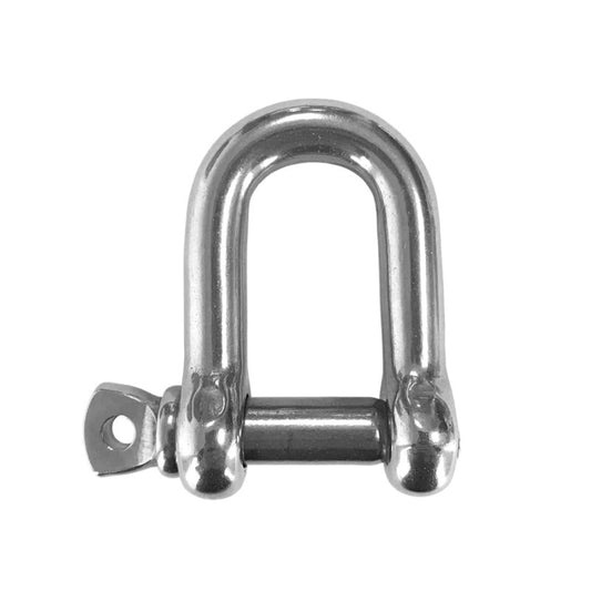 GRILLETE RECTO CORTO INOX.AISI316 FORJADO DIN 14401